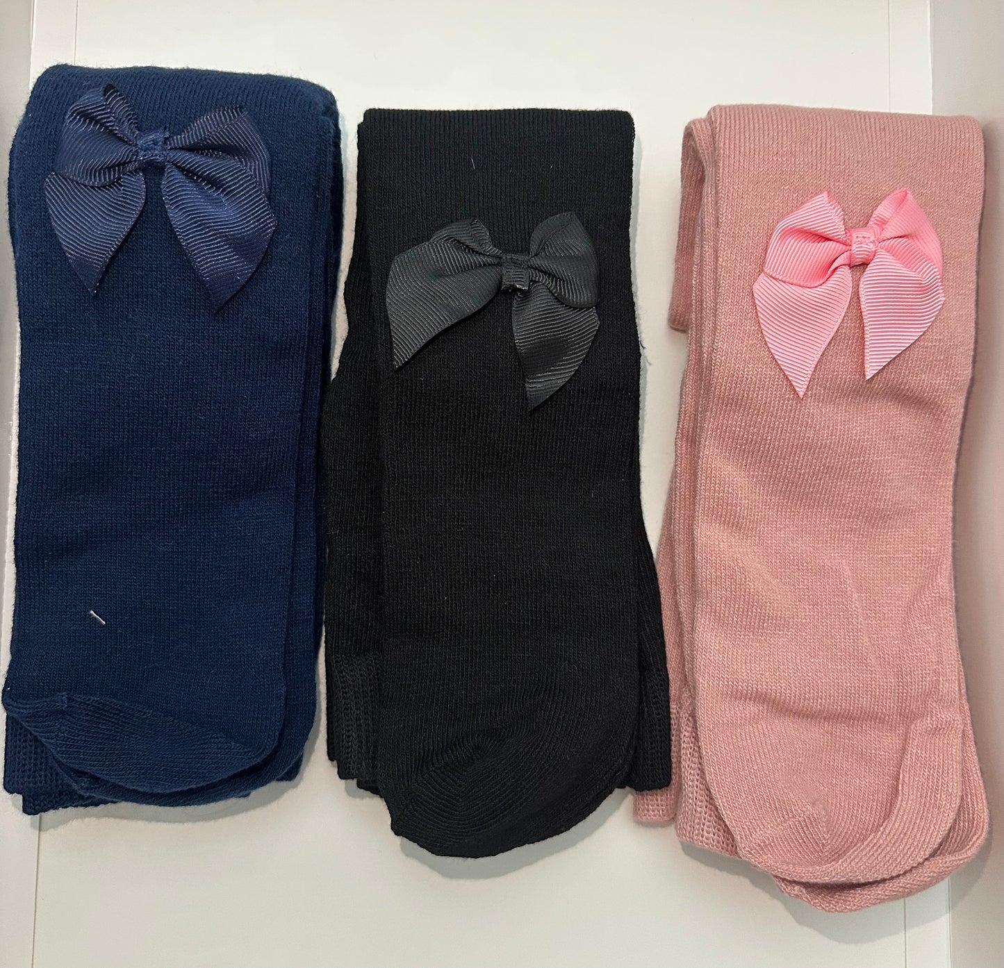 CALZE IN COTONE CON FIOCCO