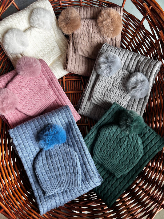 Set cappello e coperta