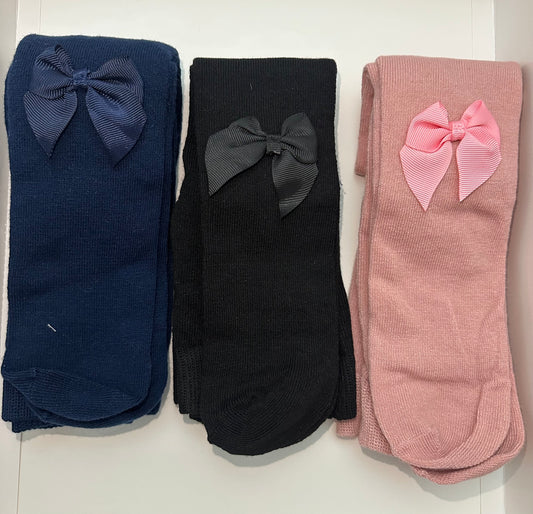 CALZE IN COTONE CON FIOCCO