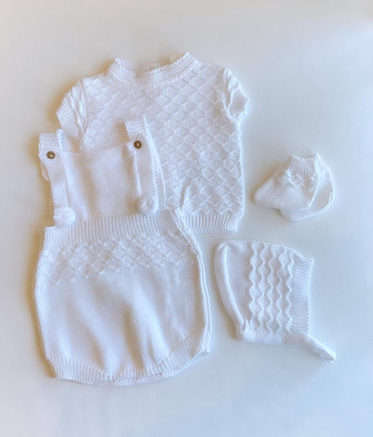 PAGLIACCETTO PONPON BIANCO