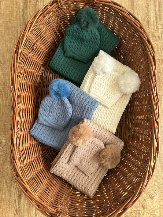 Set cappello e coperta