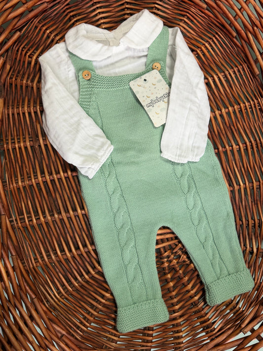 Salopette con camicina