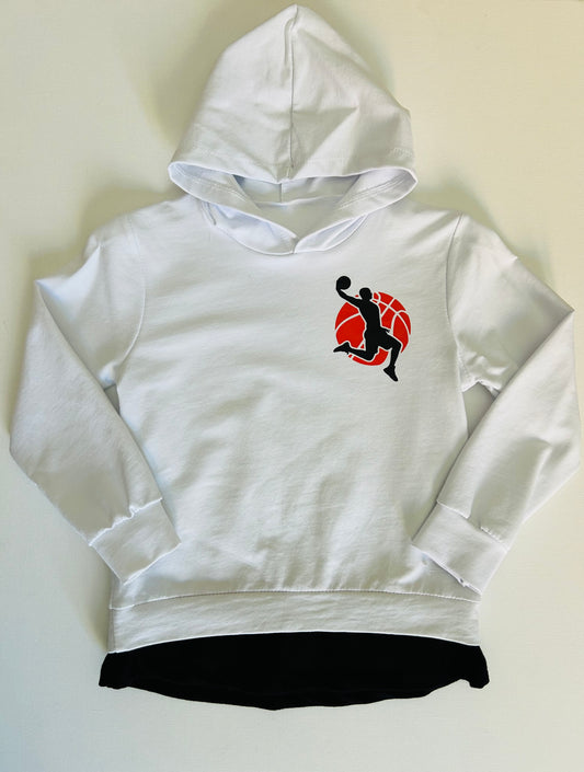 Maglia in cotone con cappuccio
