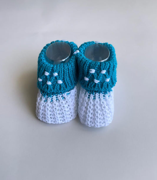 SCARPE IN LANA CON RICAMO